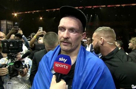 Fjalët e para të Usyk pasi u shpall kampion i padiskutueshëm i peshave të rënda në boks