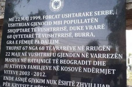 ​25 vjet nga masakra e 22 majit në Vushtrri