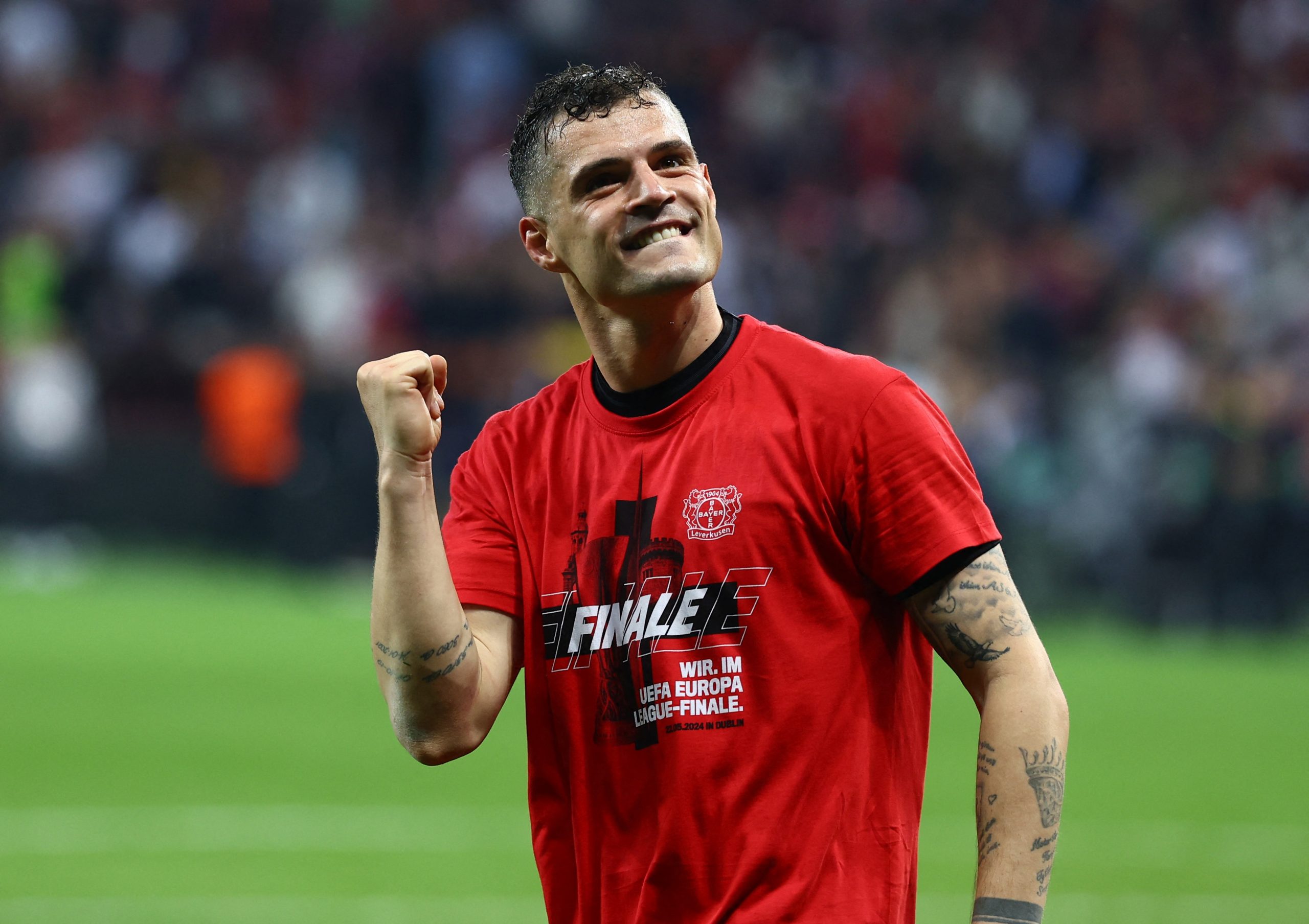 Granit Xhaka barazoi rekordin e pabesueshëm të UEFA-s gjatë barazimit të Leverkusenit me Romën