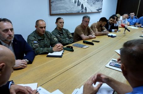 KKSB në Gjakovë diskuton situatën e sigurisë në komunë brenda 6 muajve