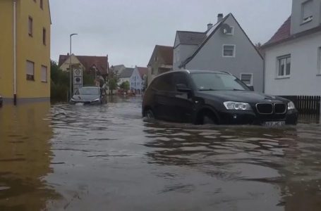 Reshje të mëdha dhe përmbytje në Gjermaninë jugore