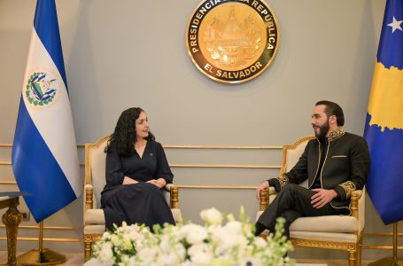 Osmani takim me presidentin e El Salvadorit