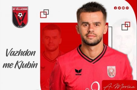 Albutrint Morina vazhdon kontratën me KF Vëllaznimi