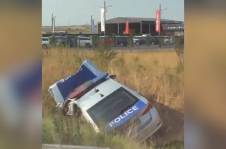 Aksidenti ku u përfshi vetura e policisë, të lënduarit po trajtohen në spitalin “Isa Grezda”