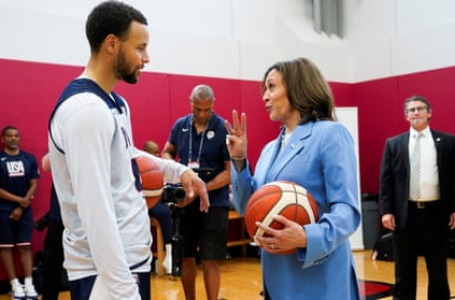Steph Curry vlerëson Kamala Harris