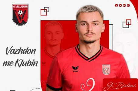 Gentrit Bislimi ka vazhduar kontratën me KF Vëllaznimin