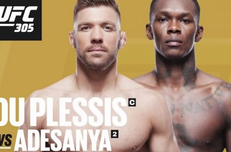 UFC-305: Sonte beteja ndërmjet Du Plessis dhe Adesanya