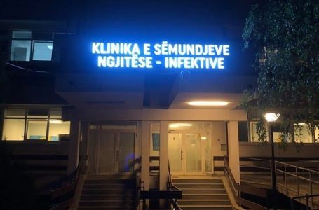 Shtatë pacientë me Covid-19 po trajtohen në Klinikën Infektive