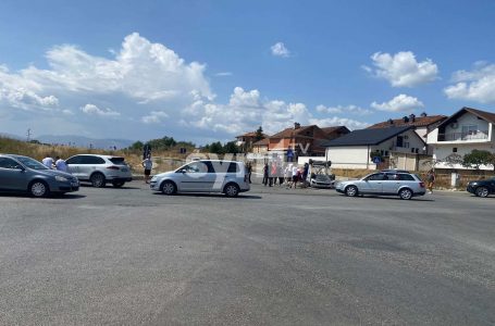 Aksident trafiku në kryqëzimin e rrugëve “Bujar Roka” dhe “Ymer Pula”