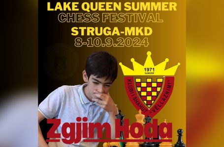 Zgjim Hoda, shahisti që do të marrë pjesë në festivalin e shahut “Lake queen summer”