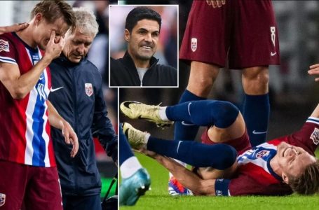 Tronditet Arsenali, lëndohet Odegaard