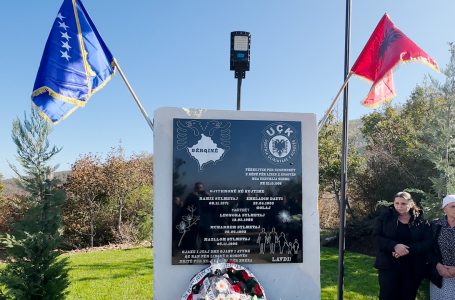 Zbulohet lapidari për dëshmorët dhe martirët e Gërqinës dhe Golaj nga Hasi i Shqipërisë