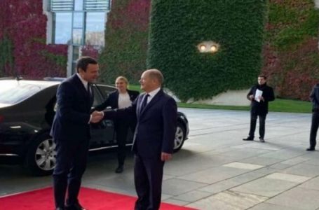 Kurti pritet nga kancelari gjerman Olaf Scholz