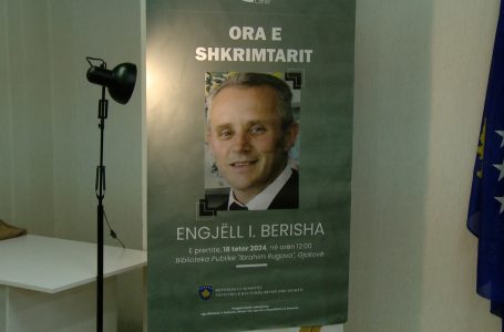 Engjëll Berisha, i përzgjedhuri i PEN Qendrës për “Orën e shkrimtarit”