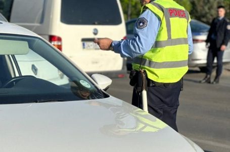 Mbi 1800 gjoba trafiku u shqiptuan për 24 orë