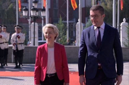 Pas Shqipërisë, Von der Leyen viziton Maqedoninë e Veriut