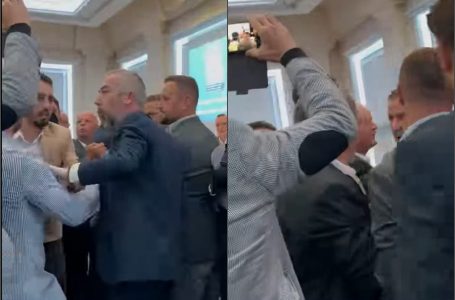VIDEO| Përleshje në mbledhjen e Asociacionit të Komunave