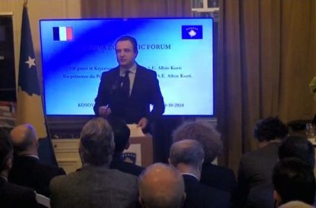 ​Kurti në Paris: Kosova në mesin e ekonomive me rritjen më të shpejtë në Ballkan