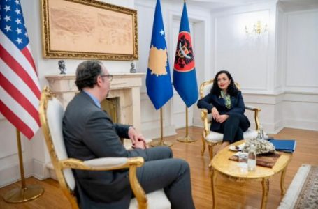 Presidentja Osmani në takimin me Kasanof kërkon nisjen e Dialogut Strategjik me SHBA