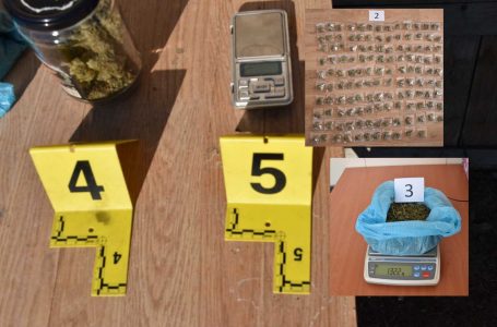 Antidroga arreston dilerin në Gjilan, sekuestrohen 632 gramë mariuhanë