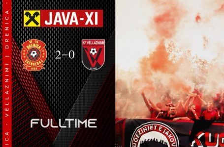 KF “Drenica” triumfon ndaj KF “Vëllaznimit” me rezultat 2-0