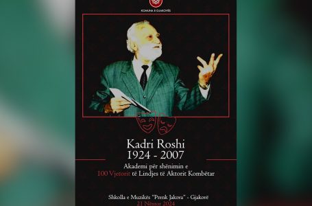 Gjakova kujton aktorin Kadri Roshi