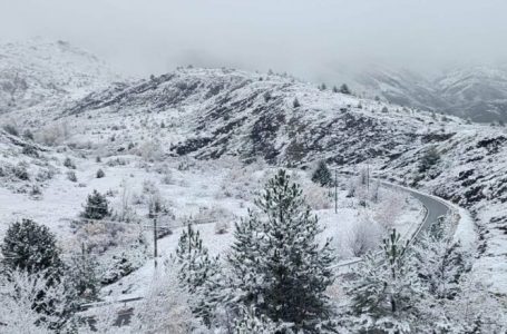 Borë në Korçë