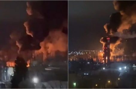 Dronët sulmojnë një rafineri nafte, zjarr gjithashtu në një fabrikë të pajisjeve ushtarake