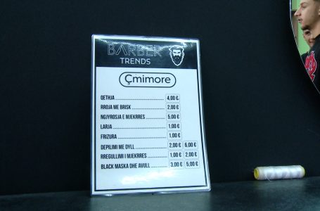 Berberët thonë se çmimet për shërbime mbeten standarde në raport me kushtet e jetesës