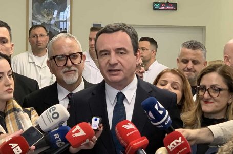 Kurti: Mbi 390 mijë euro investime në disa klinika të QKUK-së