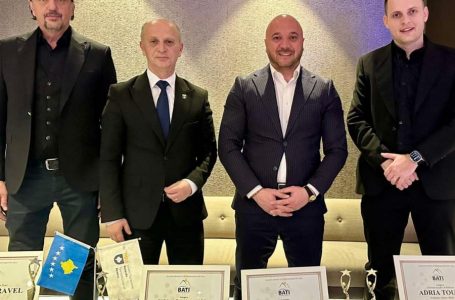 ​Unioni i Turizmit të Kosovës vlerësohet me një çmim nga Balkan Awords Of Tourism Industry