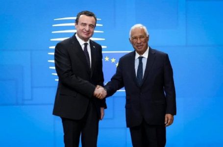 Kurti takon presidentin e ri të KE-së