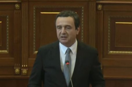 Kurti: Qëndroj me krenari dhe vetëbesim pasi këto katër vjet ishin të mbushura me arritje