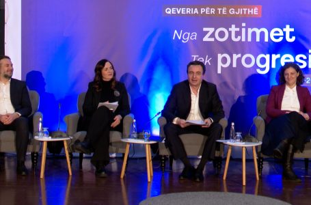 Kryeministri Kurti mban tubim me banorë të Gjakovës