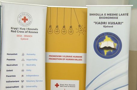 Kryqi i Kuq në Gjakovë nis implementimin e projektit “Promovimi i vlerave humane”
