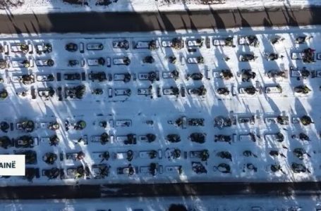 Pamjet me dron tregojnë varrezat e pafundme të Ukrainës