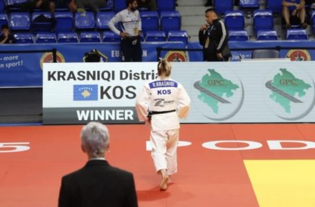 Distria Krasniqi në finale të Evropianit të Xhudos