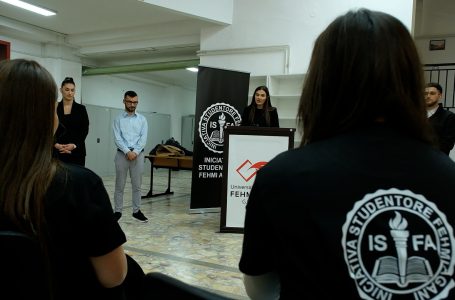 Iniciativa Studentore në “Fehmi Agani” prezantoi kandidatët e fushatës studentore