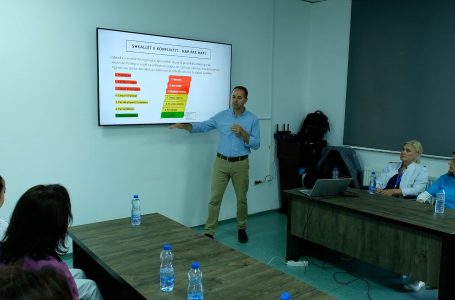 Mantelbardhët e spitalit “Isa Grezda” diskutojnë për menaxhimin e konflikteve me pacientë dhe kolegë