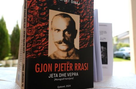 Promovohet monografia “Gjon Pjetër Rrasi”
