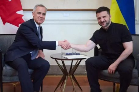 Zelensky takon Kryeministrin kanadez Carney në Romë