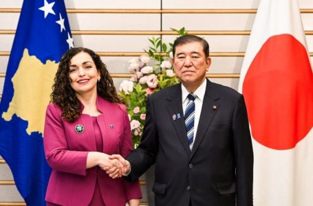 Osmani takohet me Kryeministrin e Japonisë