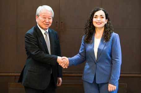 Osmani takohet me kreun e JICA-s në Tokio