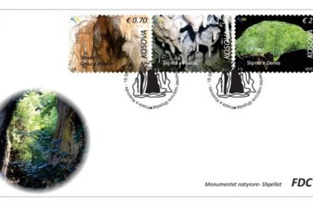 Katër shpella unike të Kosovës në pulla postare